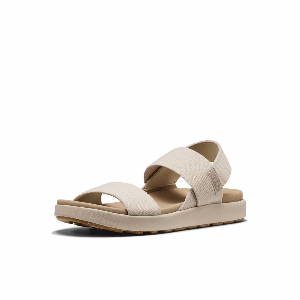 NEW KEEN women's elle mila backstrap sandals in birch/safari